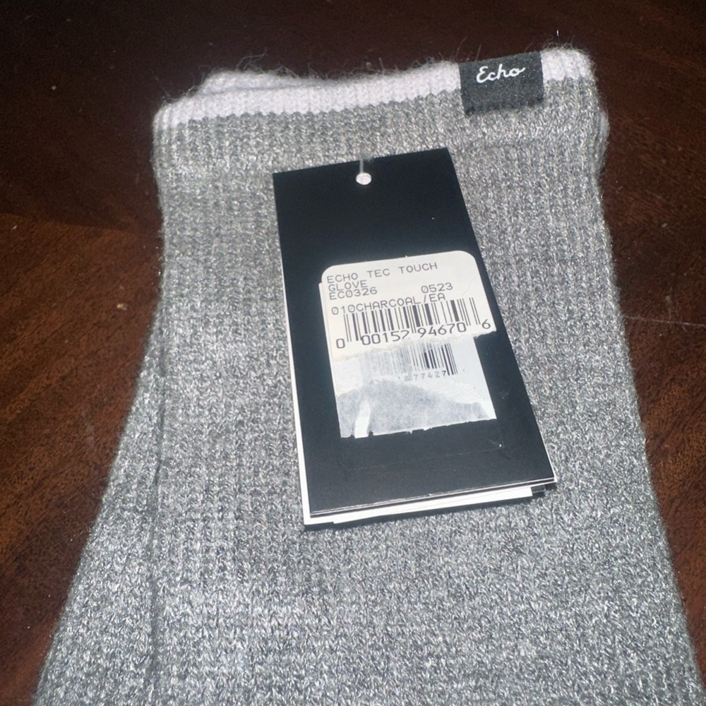 Echo Charcoal Gray Tec Touch Gloves